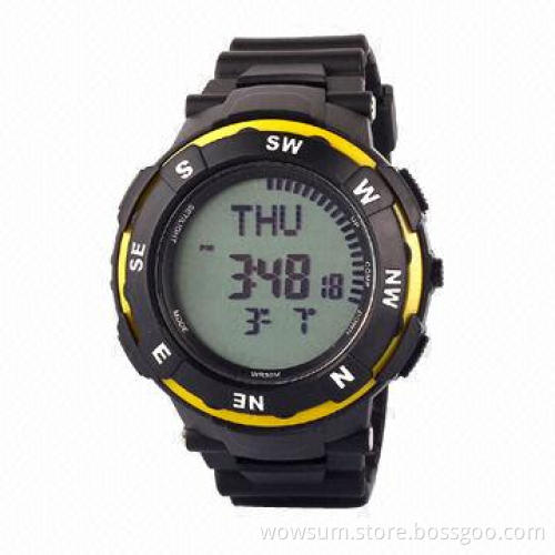 Sports Watch with Digital Compass, Passed RoHS and CE